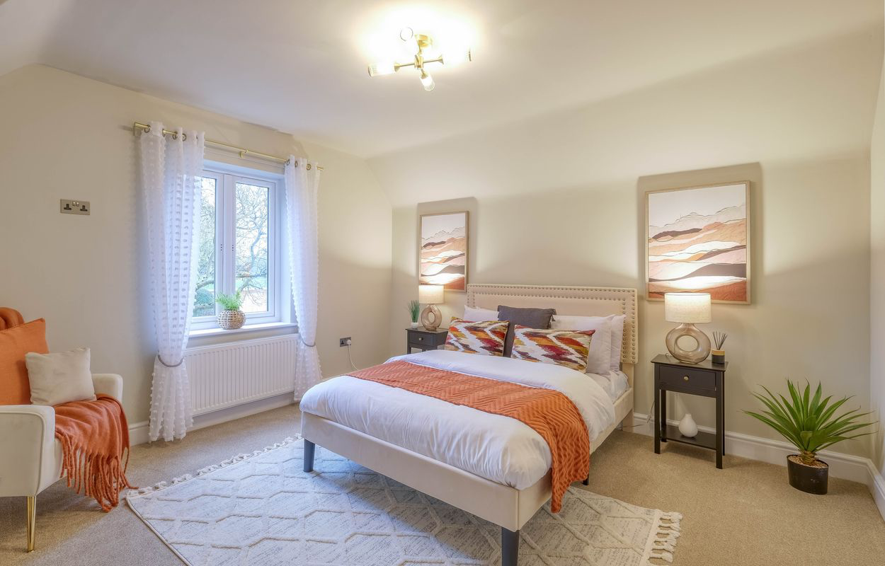 Professionally staged bedroom by House of Arden