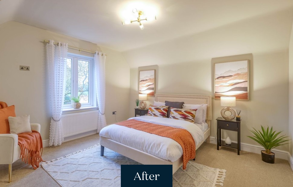 Berry Lane after staging