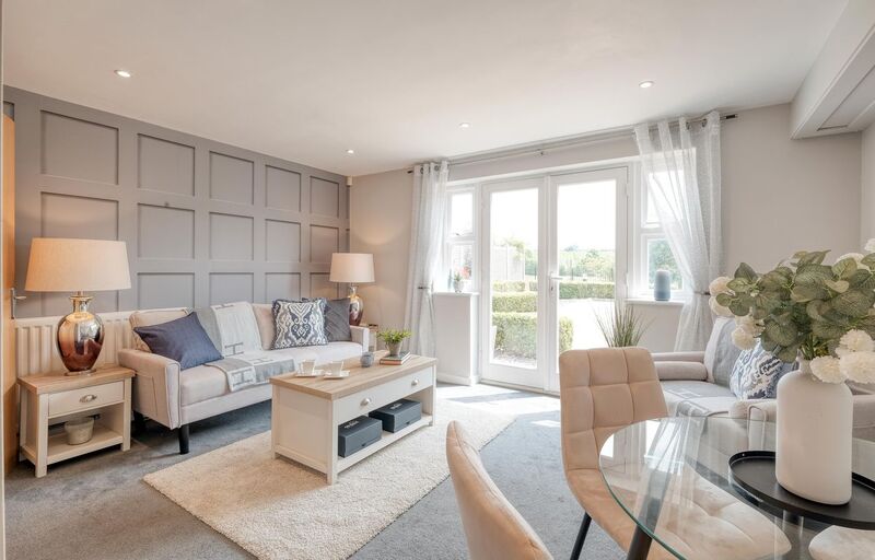 Beautifully staged living room