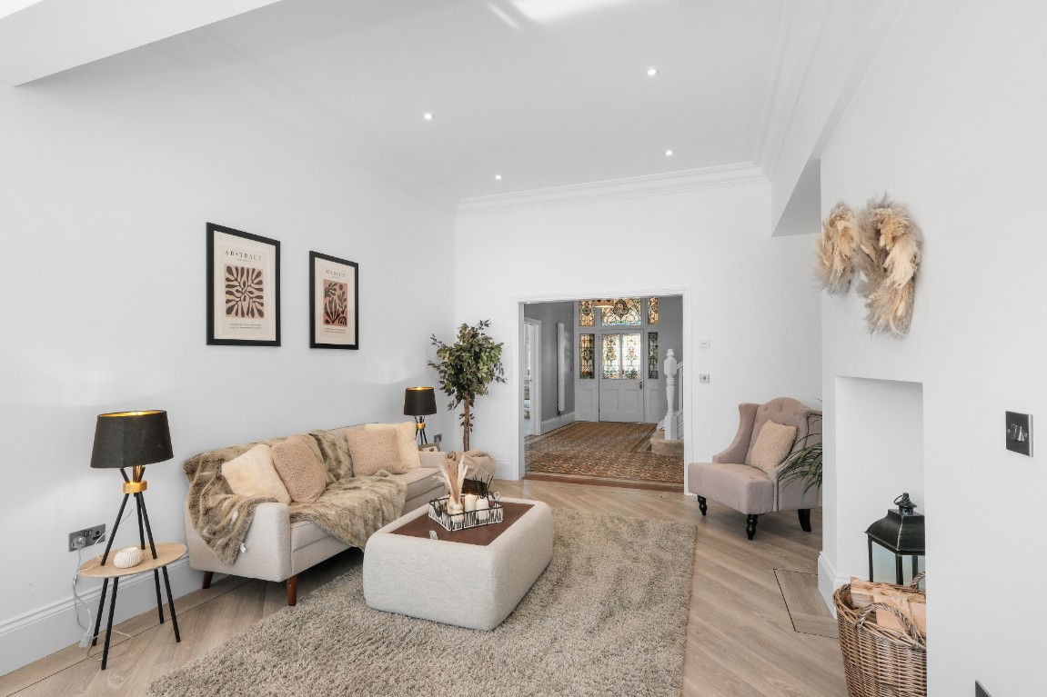 Staged living room by House of Arden
