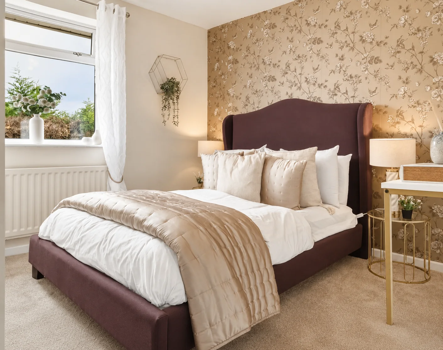 Robins Hill Drive staged principal bedroom